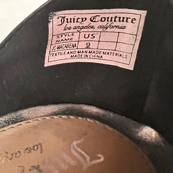 Juicy Couture Sparkly Platform Heels, size 9 - Picture 7 of 8